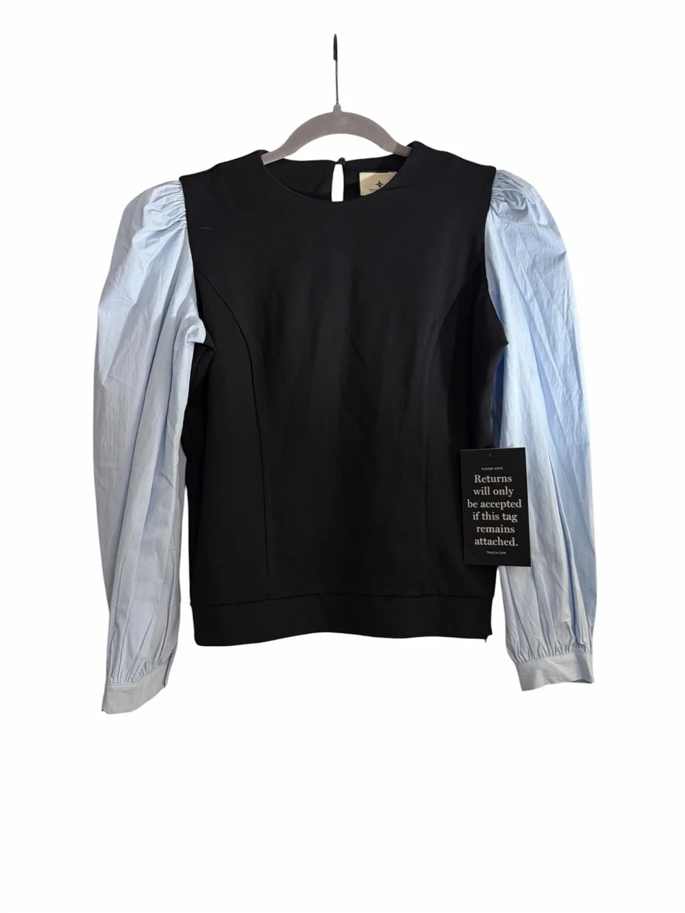 Tuckernuck Garcia Mixed Media Long Sleeved Top Large
